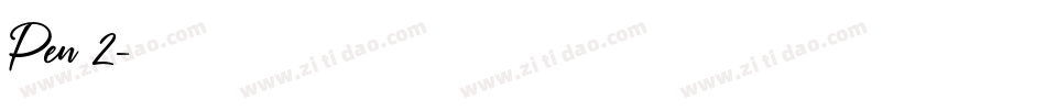 Pen 2字体转换